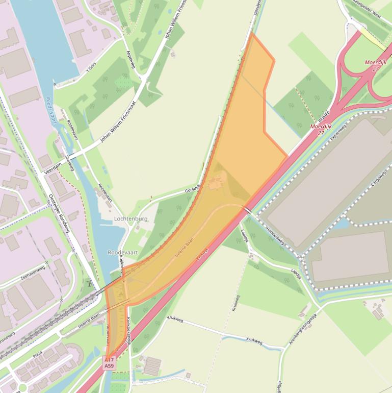 Kaart van postcodegebied 4782PN.