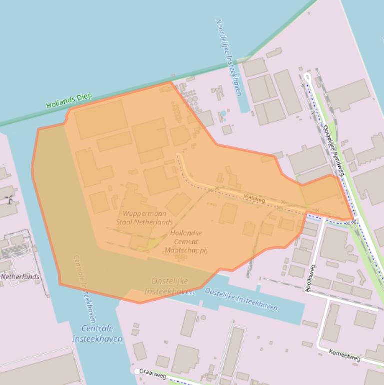 Kaart van postcodegebied 4782PW.