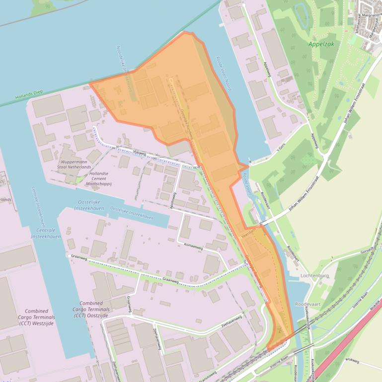 Kaart van postcodegebied 4782PZ.