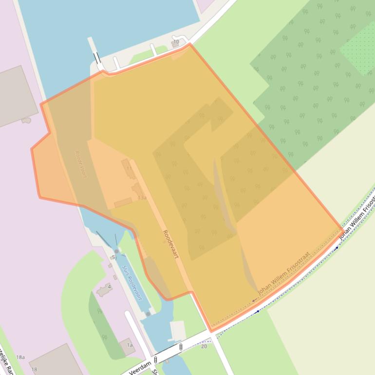 Kaart van postcodegebied 4782RB.