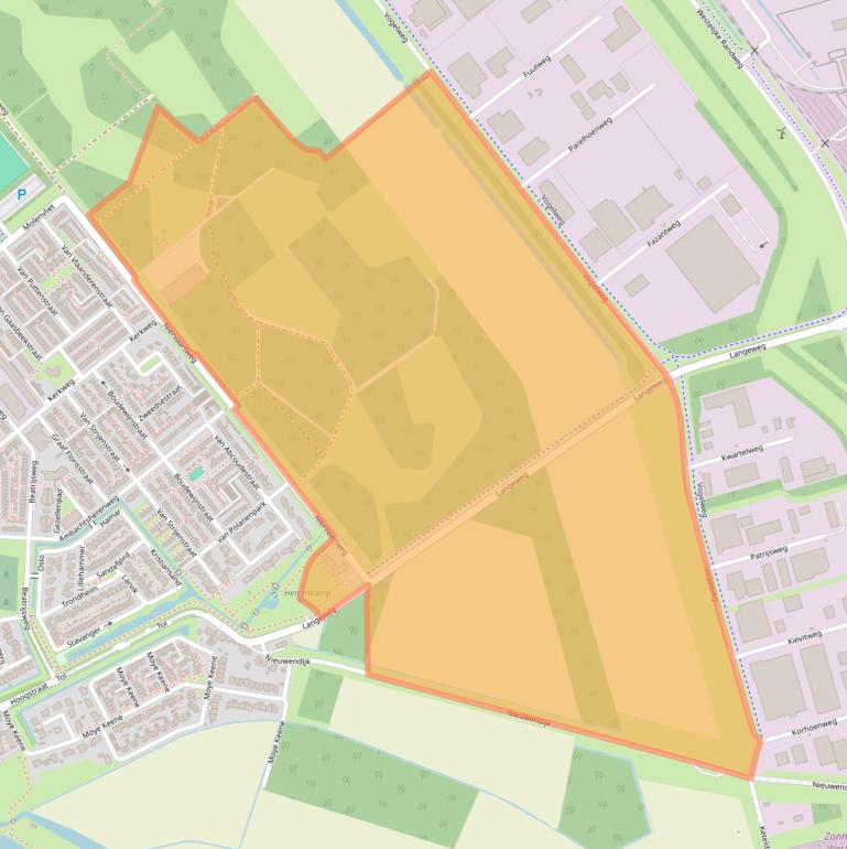 Kaart van postcodegebied 4791BM.