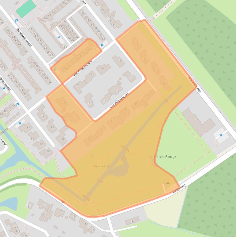 Kaart van postcodegebied 4791BP.