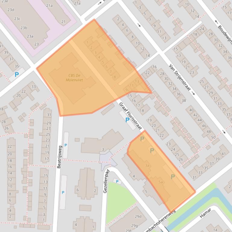 Kaart van postcodegebied 4791CA.