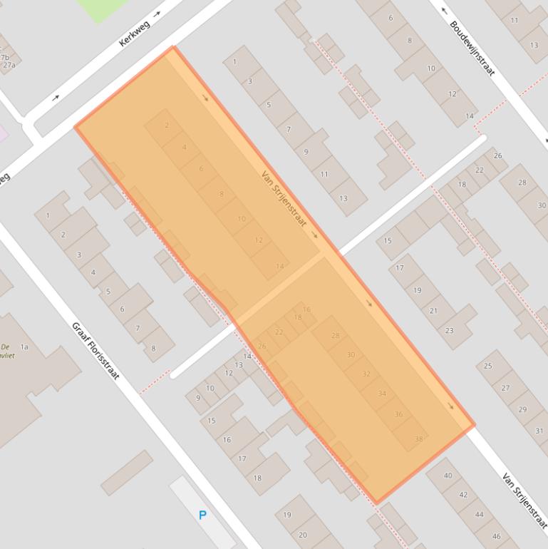 Kaart van postcodegebied 4791CE.