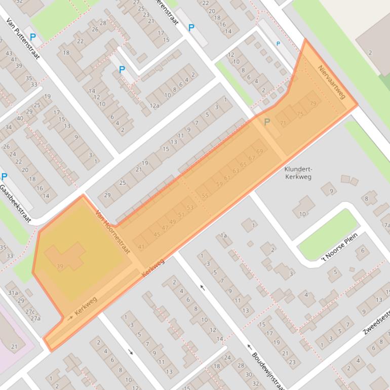 Kaart van postcodegebied 4791CS.