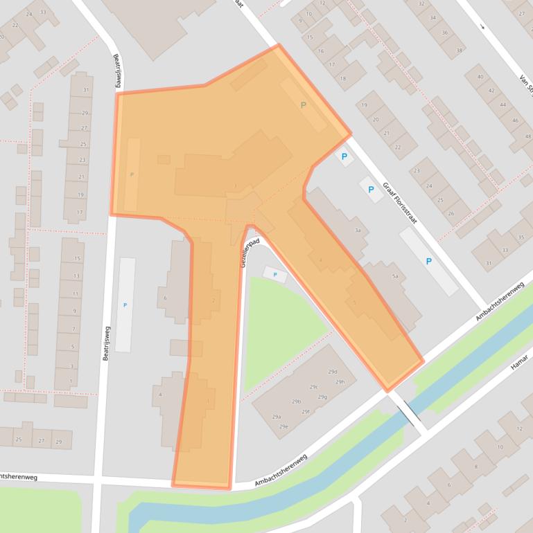 Kaart van postcodegebied 4791CV.