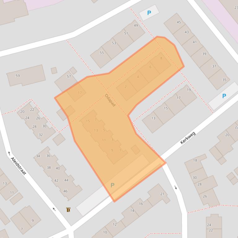 Kaart van postcodegebied 4791CX.