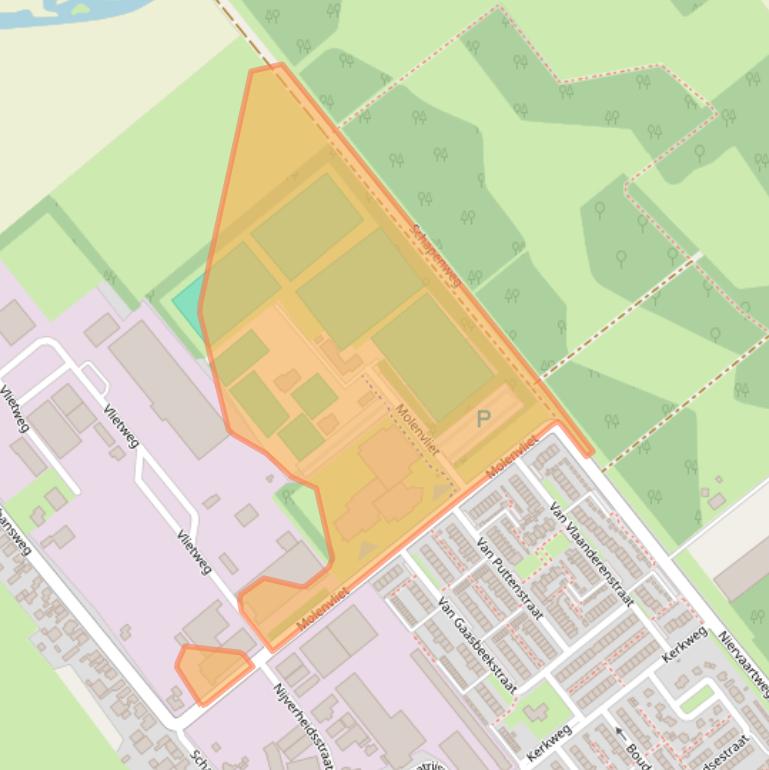 Kaart van postcodegebied 4791GB.