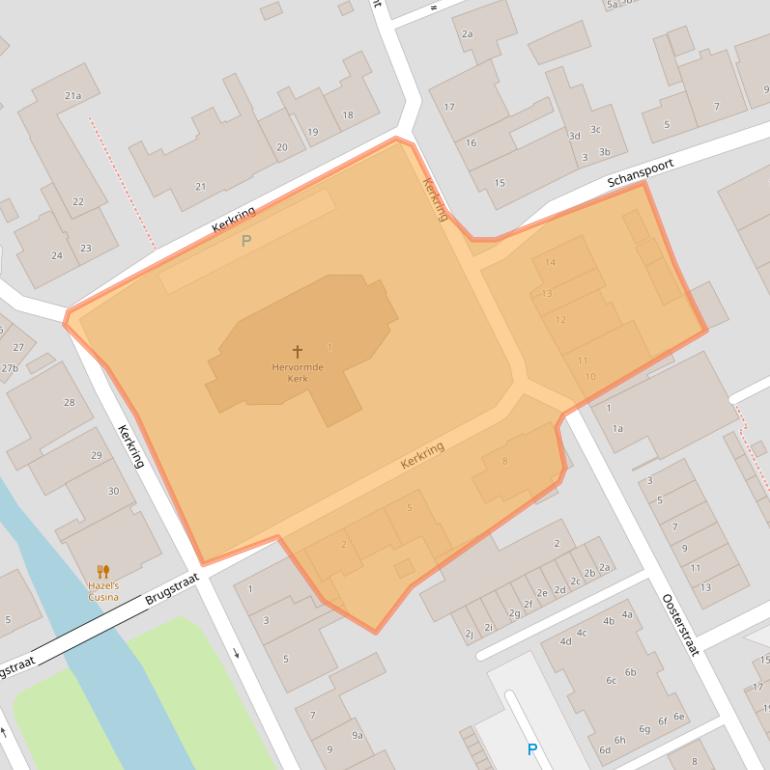 Kaart van postcodegebied 4791HE.