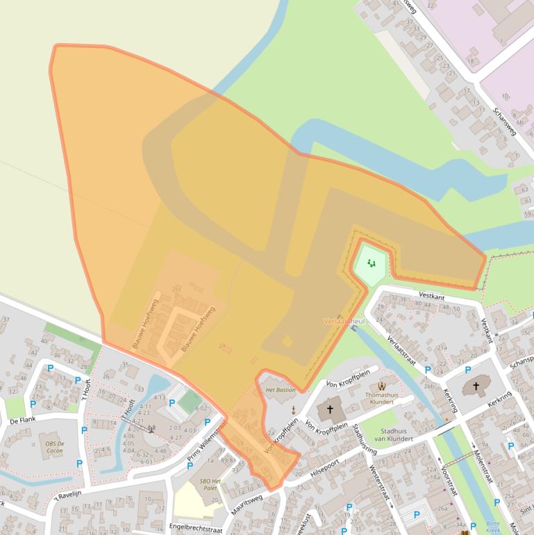 Kaart van postcodegebied 4791JD.