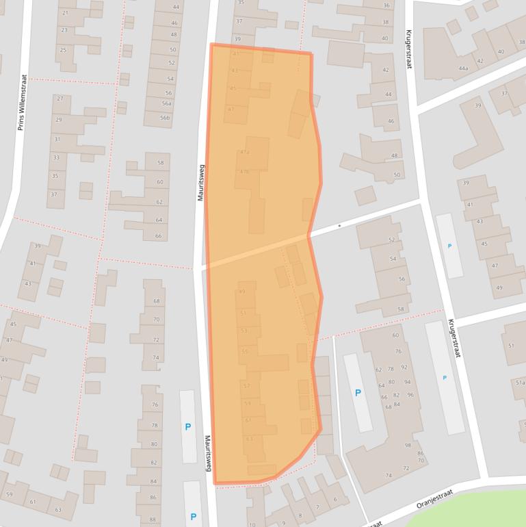 Kaart van postcodegebied 4791JK.