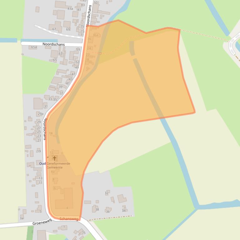 Kaart van postcodegebied 4791RH.