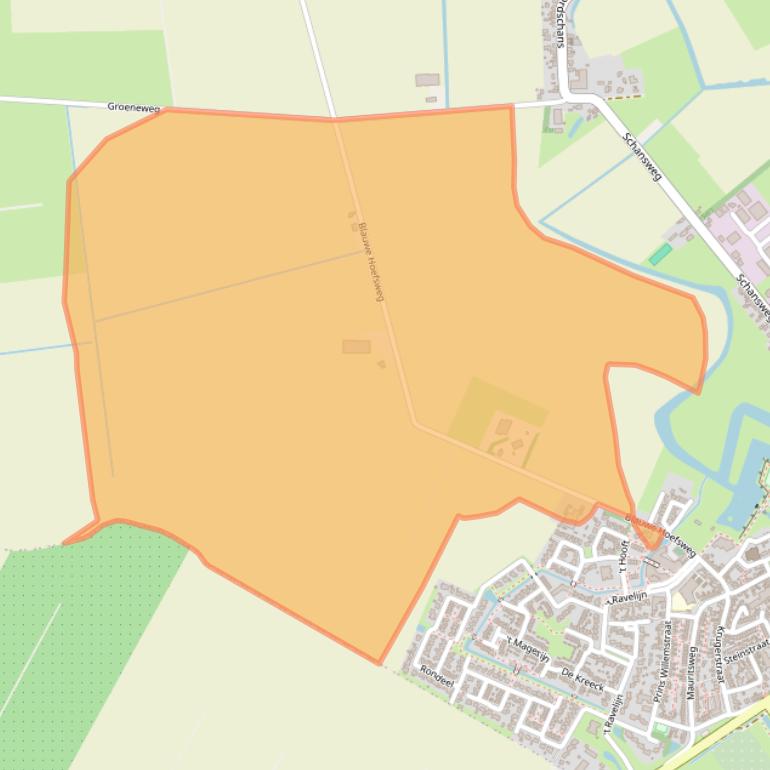 Kaart van postcodegebied 4791SB.