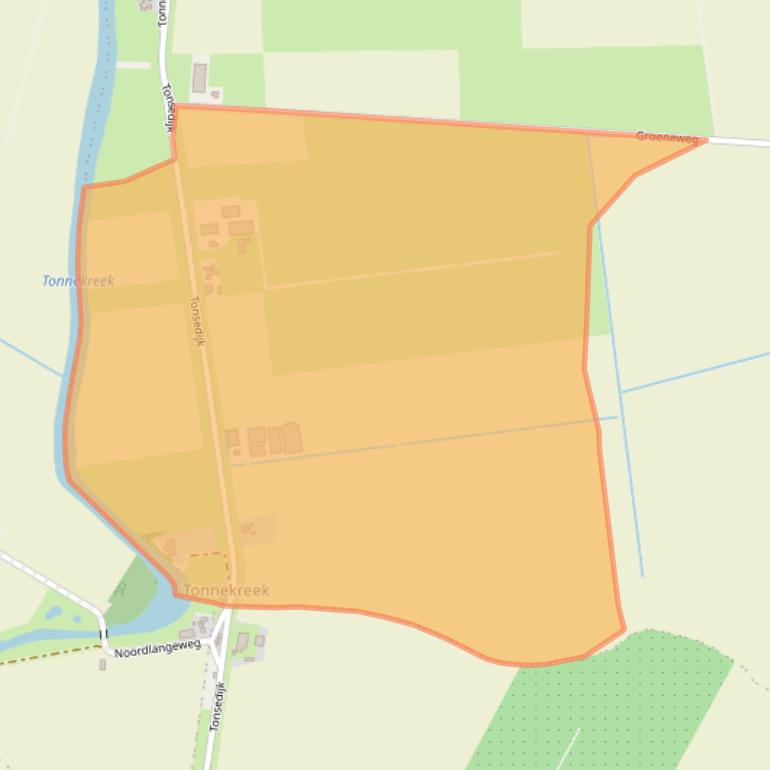 Kaart van postcodegebied 4791SG.