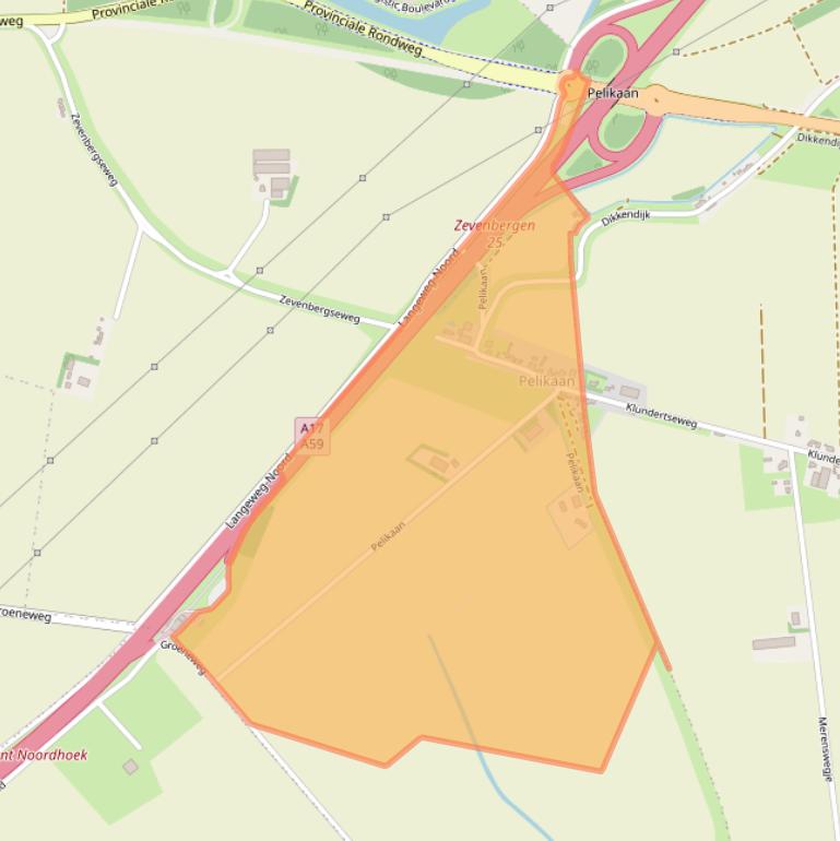 Kaart van postcodegebied 4791SK.