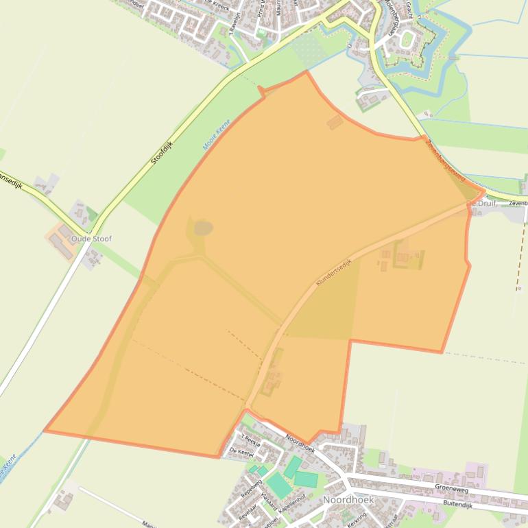 Kaart van postcodegebied 4791SN.