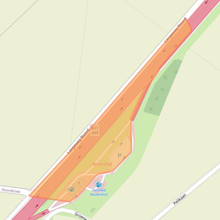 Kaart van postcodegebied 4791SZ.