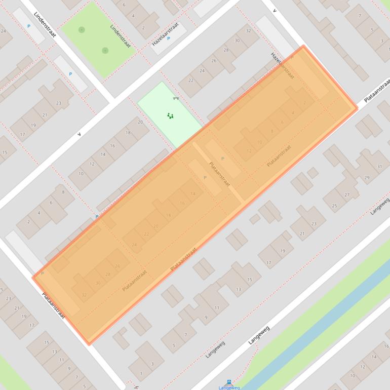 Kaart van postcodegebied 4793BB.