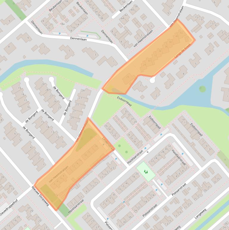 Kaart van postcodegebied 4793BJ.