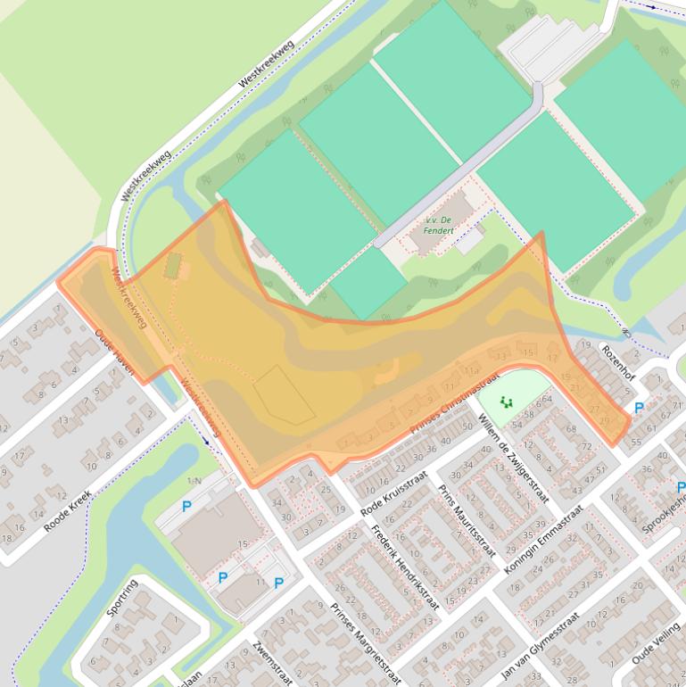 Kaart van postcodegebied 4793BS.
