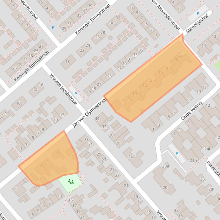 Kaart van postcodegebied 4793CH.