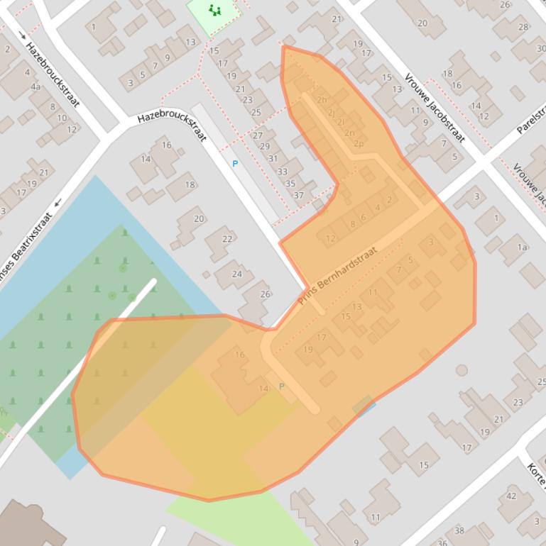 Kaart van postcodegebied 4793CT.