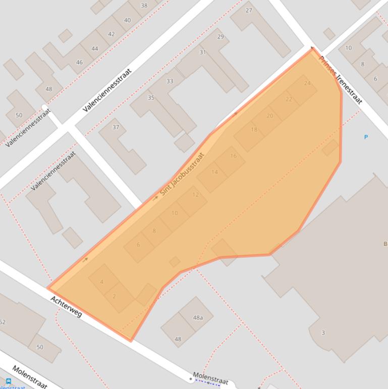 Kaart van postcodegebied 4793CX.