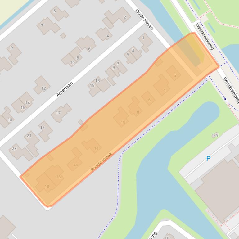 Kaart van postcodegebied 4793DK.