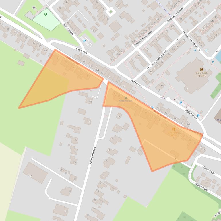 Kaart van postcodegebied 4793EE.