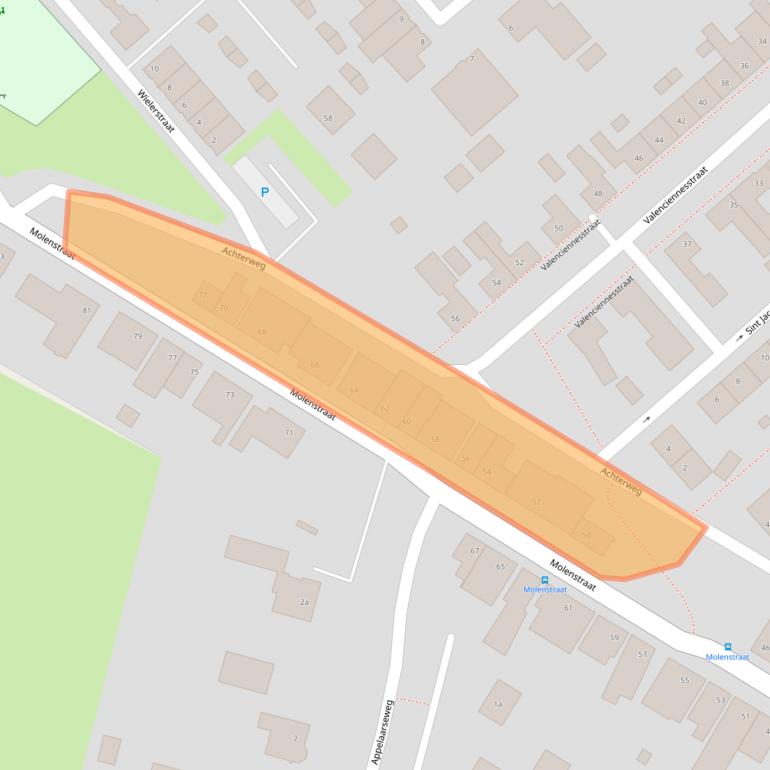 Kaart van postcodegebied 4793EH.