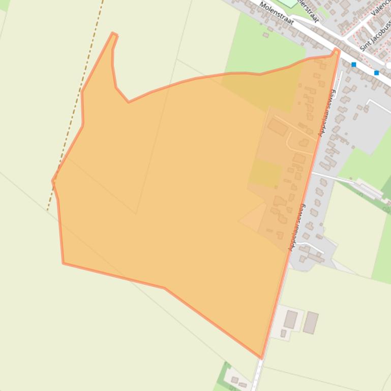 Kaart van postcodegebied 4793EK.