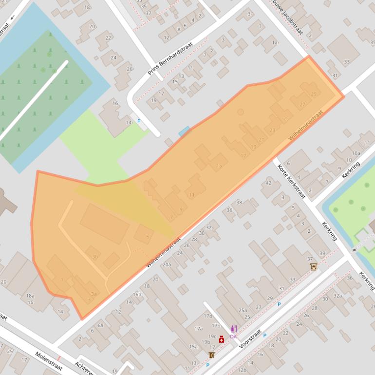 Kaart van postcodegebied 4793EL.