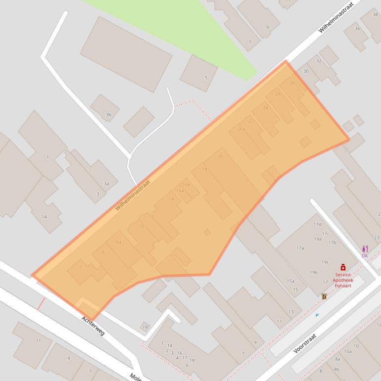 Kaart van postcodegebied 4793EN.