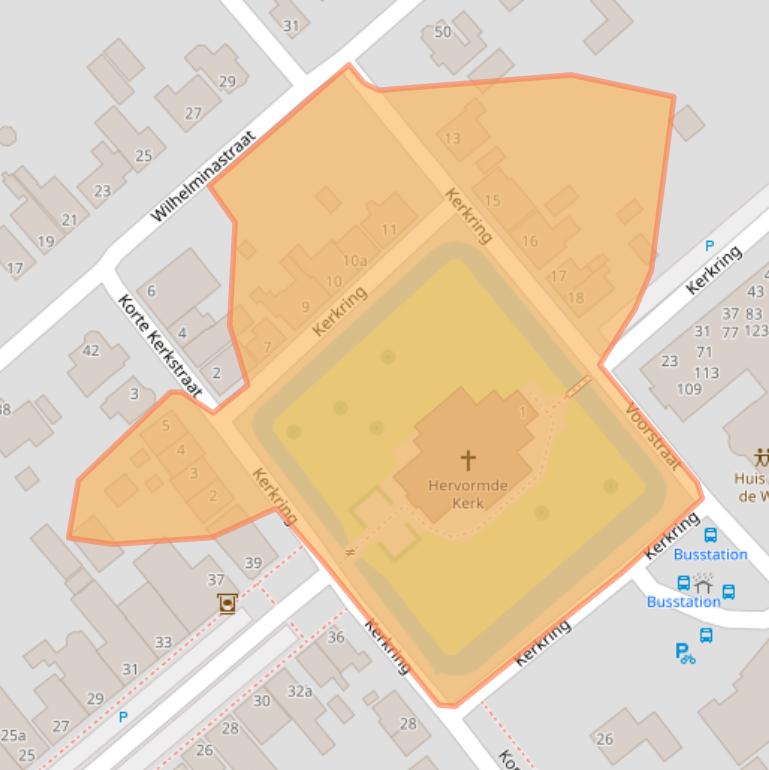 Kaart van postcodegebied 4793ER.