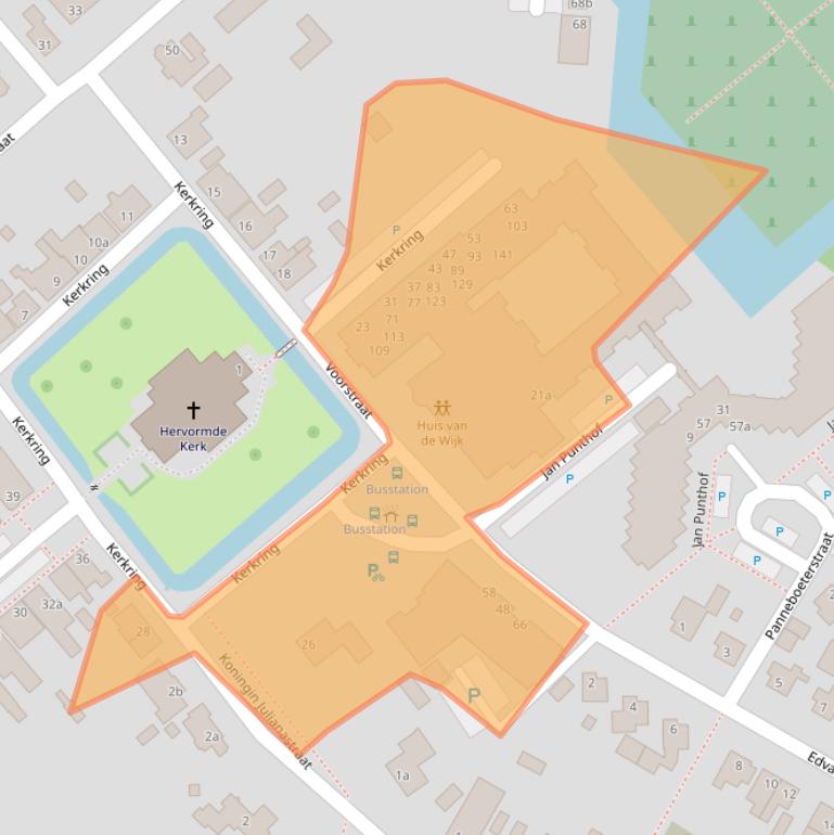 Kaart van postcodegebied 4793ES.