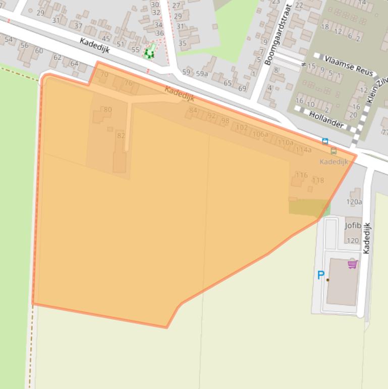 Kaart van postcodegebied 4793GD.