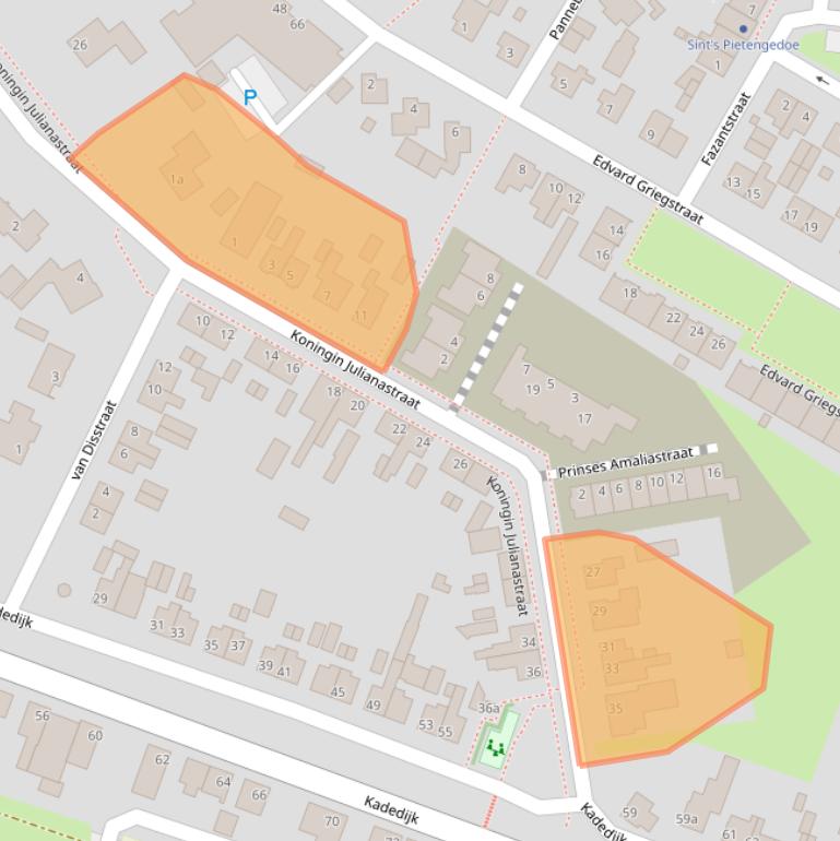 Kaart van postcodegebied 4793GH.