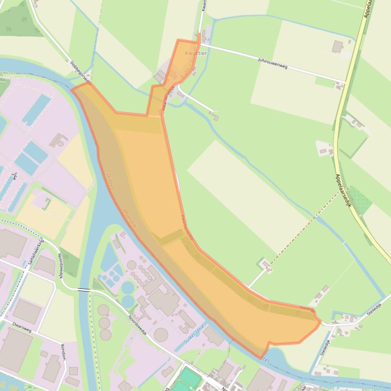 Kaart van postcodegebied 4793RG.