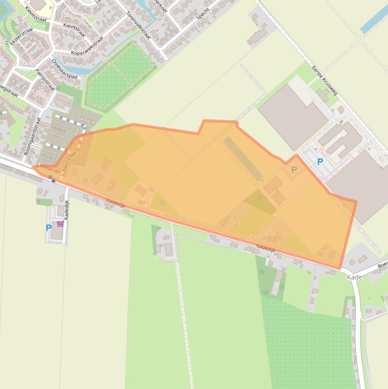 Kaart van postcodegebied 4793RP.