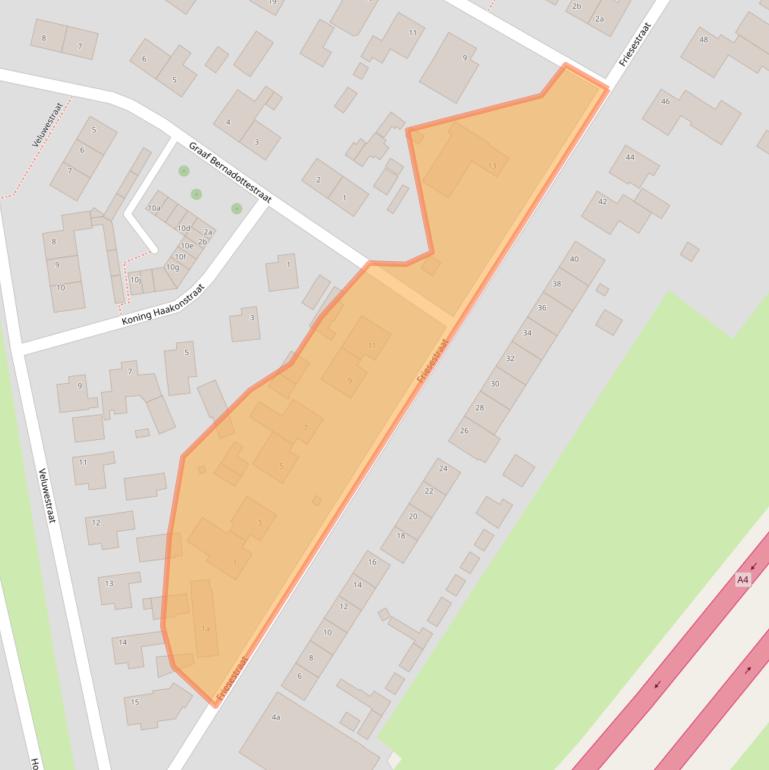 Kaart van postcodegebied 4794AC.