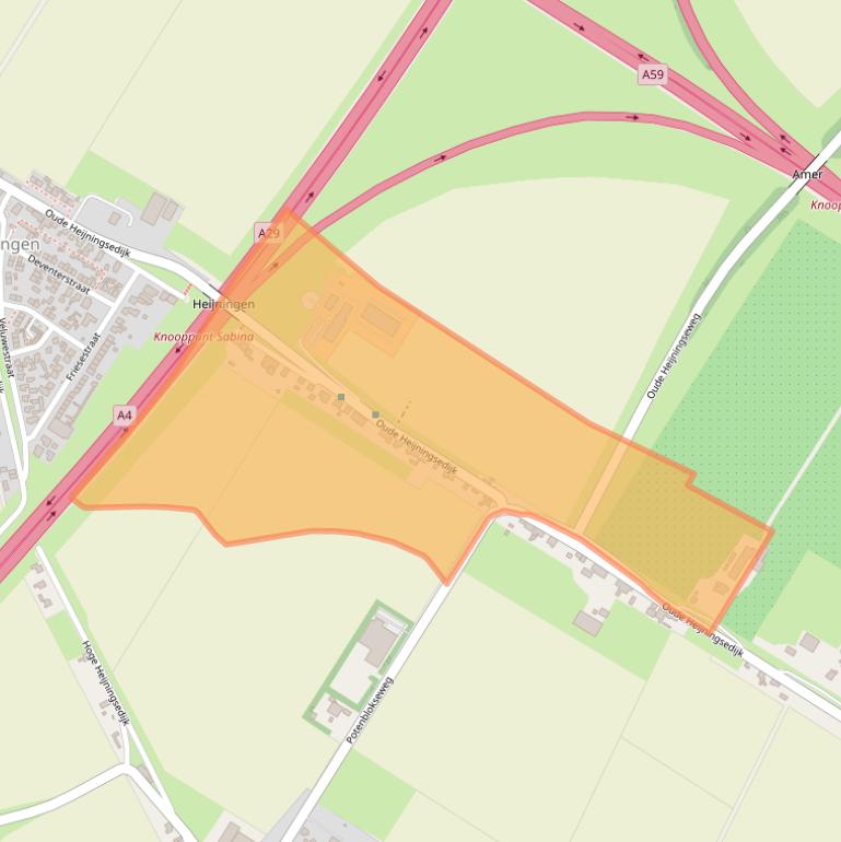 Kaart van postcodegebied 4794RE.