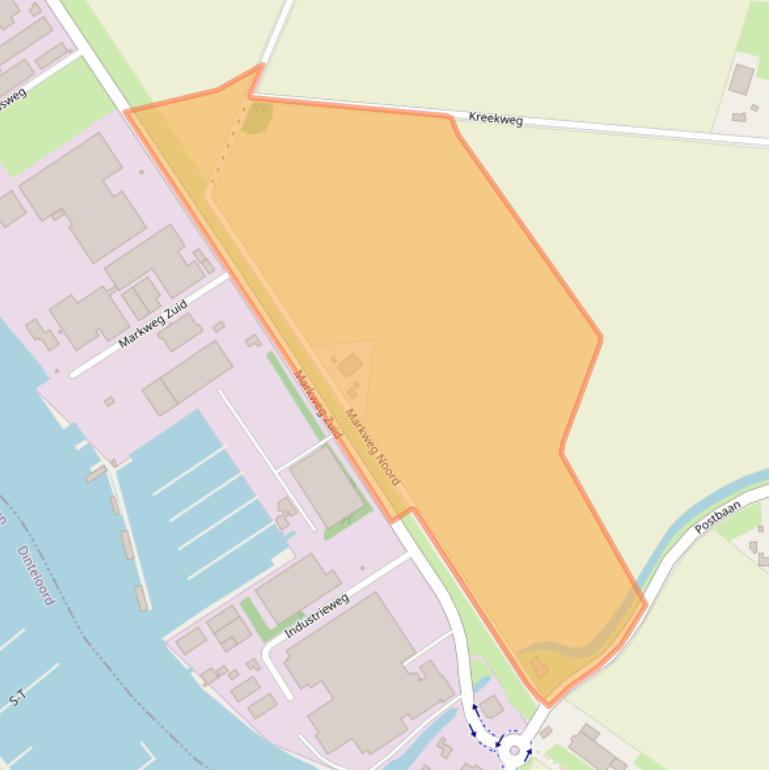 Kaart van postcodegebied 4794SP.