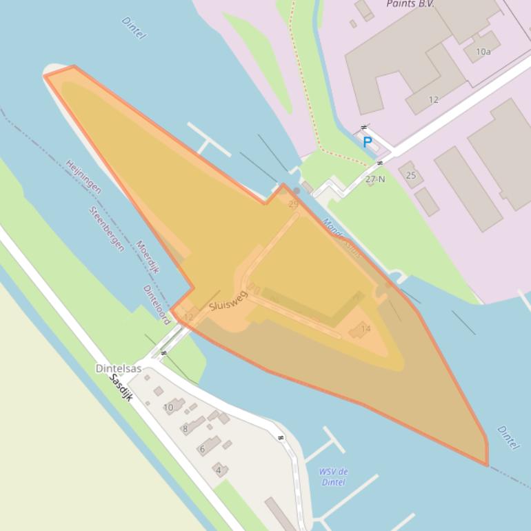 Kaart van postcodegebied 4794TD.