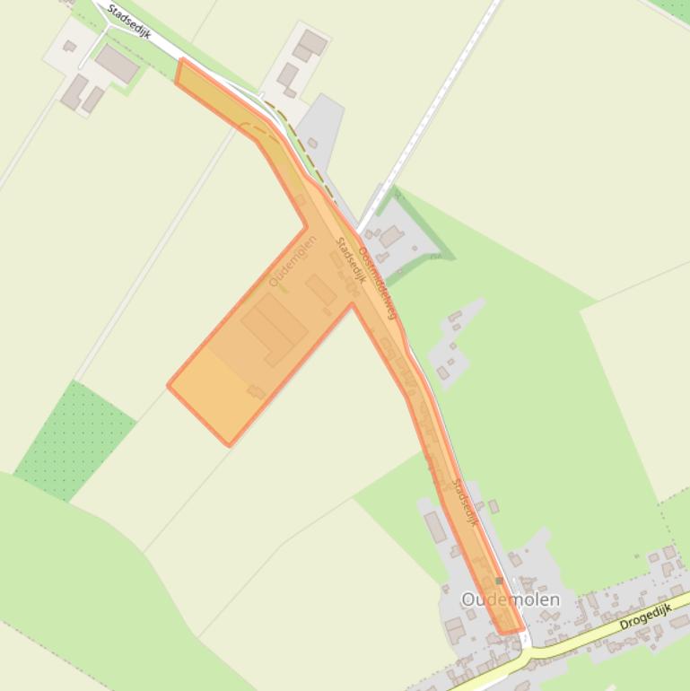 Kaart van postcodegebied 4796RA.