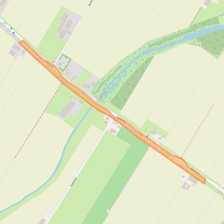 Kaart van postcodegebied 4796RB.