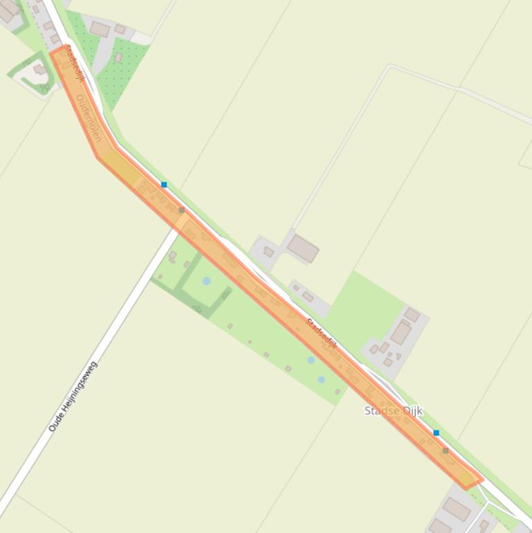 Kaart van postcodegebied 4796RC.