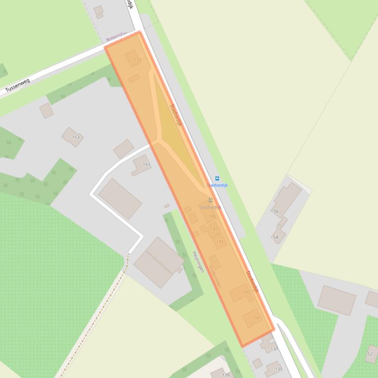 Kaart van postcodegebied 4796RD.