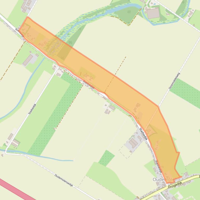 Kaart van postcodegebied 4796RE.