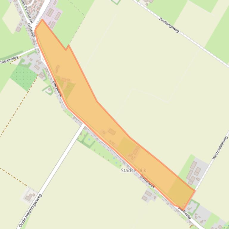 Kaart van postcodegebied 4796RG.