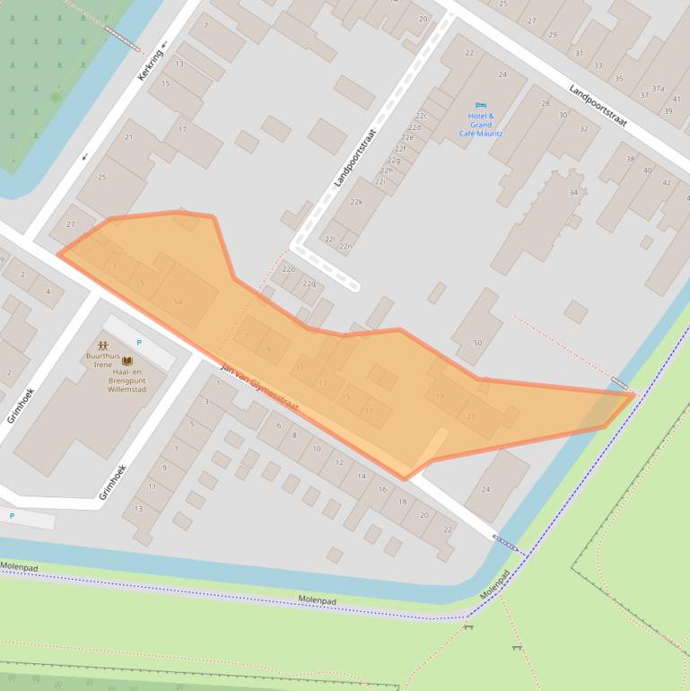 Kaart van postcodegebied 4797AK.